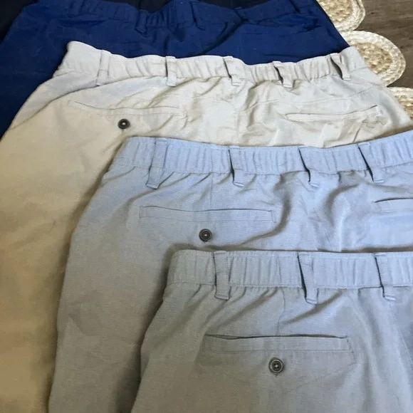 Lot of 5 Under Armour Heat Gear Polyester 10" Inseam Chino Golf Shorts Men's 40 - Picture 10 of 10